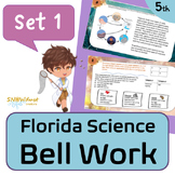 Florida 5th Grade Science Bell Work - Set 1