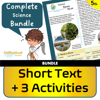 Preview of Florida 5th Grade Science Reading Activities - Complete Bundle
