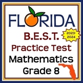 Florida 8th Grade Math BEST State Standards Assessment Pra