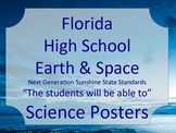 Florida High School HS Earth Space Science Standards Poste