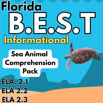 Preview of Florida B.E.S.T. Aligned-Informational Practice Pages: Sea Animals