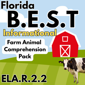 Preview of Florida B.E.S.T. Aligned-Topic & Relevant Detail Practice Pages: Farm Animals