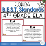4th Grade Florida B.E.S.T. ELA Standards 