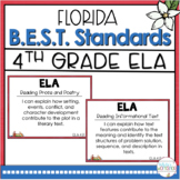 Florida B.E.S.T. ELA Standards 4th Grade