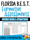 Florida B.E.S.T. Math Formative Assessments:  Grade 3 Numb