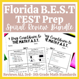 Florida B.E.S.T. Math Standards Spiral FAST Test Prep 3rd,