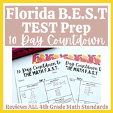 Florida B.E.S.T. Math Standards Test Prep for the FAST 4th