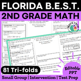 Florida B.E.S.T. Standards 2nd Grade Math Spiral Review FL