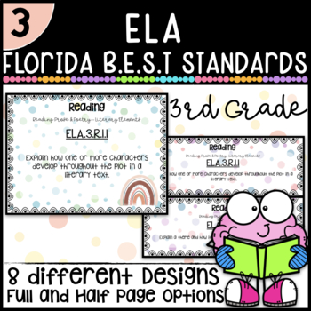 Preview of Florida B.E.S.T Standards | ELA | 3rd Grade