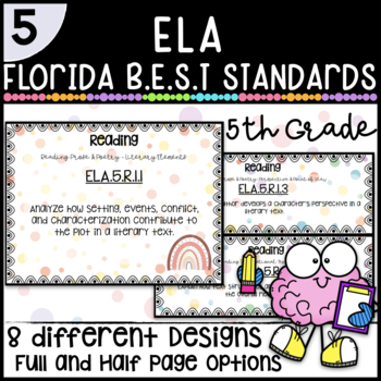 Preview of Florida B.E.S.T Standards | ELA | 5th Grade