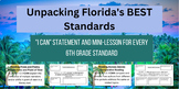 Florida B.E.S.T. Standards "I Can" posters and Mini-Lesson