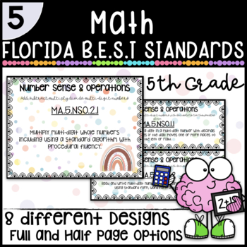 Preview of Florida B.E.S.T Standards | Math | 5th Grade