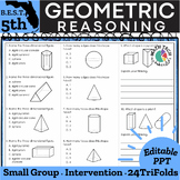 Florida B.E.ST. Math Standards 5th Grade Math Review Geome