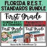 Florida BEST Standards 1st Grade ELA and Math Bundle