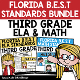 Florida BEST Standards 3rd Grade ELA and Math Bundle