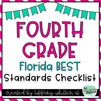 Preview of Florida BEST Standards Checklist for 4th Grade