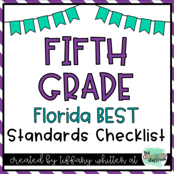 Preview of Florida BEST Standards Checklist for 5th Grade