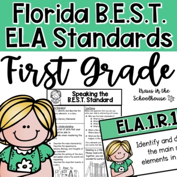 Preview of Florida BEST Standards ELA First Grade