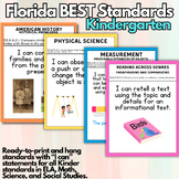 Florida BEST Standards - Kindergarten: ELA, Math, Science, S.S.