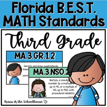 Preview of Florida BEST Standards MATH Third Grade