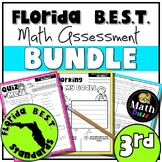 Florida Best 3rd Grade Math Assessments Bundle - Growing B