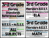 Florida's B.E.S.T. Standards Reference Cards - 3rd Grade