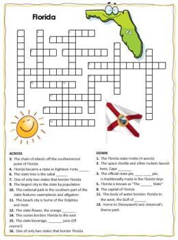 tourist resort florida crossword clue