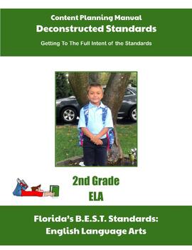 Preview of Florida Deconstructed Standards Content Planning Manual 2nd Grade ELA