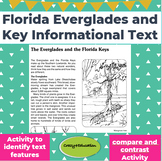 Florida Everglades and Keys Informational Text with Activi