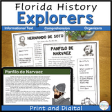 Florida Explorers Digital Reading and Comprehension Activities 