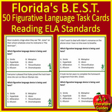 Florida FAST Figurative Language Task Cards 8th 9th & 10th