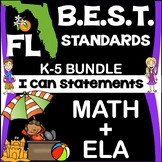 Florida (FL) BEST Standards ELA+MATH Posters (Benchmarks) 