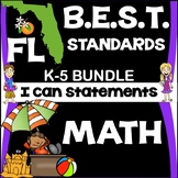 Florida (FL) BEST Standards MATH Posters (Benchmarks) I Ca
