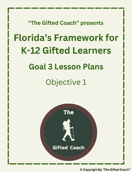 Preview of Florida Framework for Gifted Goal 3 Objective 1