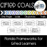 Florida Frameworks for Gifted Learners- 7 Goals with Objec