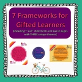 Florida Frameworks for Gifted Learners including "I can" s