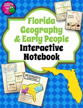 Preview of Florida Geography & Early People Interactive Notebook 4th Grade Unit 1
