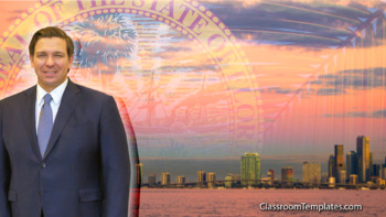 Preview of Florida Governor Ron Desantis Presentation Template