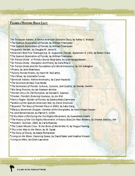 Preview of Florida History Book List