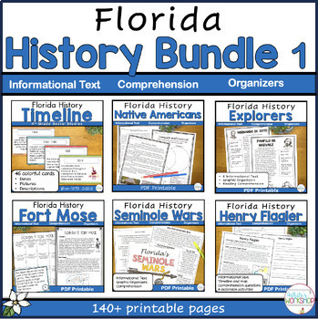 Preview of Florida History Social Studies Bundle