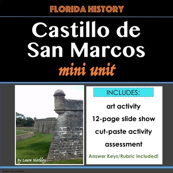 Preview of Florida History Unit: St. Augustine Castillo de San Marcos