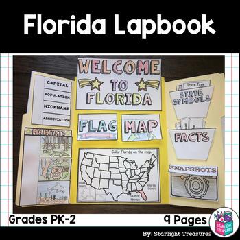 Preview of Florida Lapbook for Early Learners - A State Study