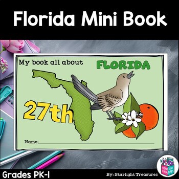 Preview of Florida Mini Book for Early Readers - A State Study