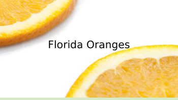 Preview of Florida Oranges