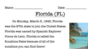 Preview of Florida Reading Comprehension