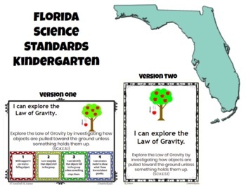 Preview of Florida Kindergarten Science Standards