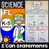 Florida Science Standards I Can Statements Posters K-5 {Fl