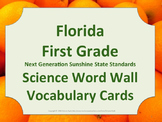 Florida Science Word Wall 1st First Grade Vocabulary NGSSS
