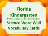 Florida Science Word Wall Kindergarten Vocabulary NGSSS Al