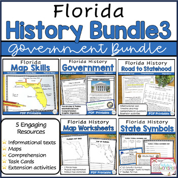 Preview of Florida Social Studies Government Bundle